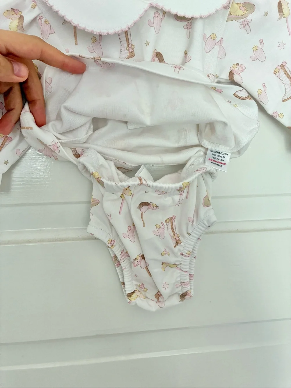 NWOT Baby Loren Western Printed Set